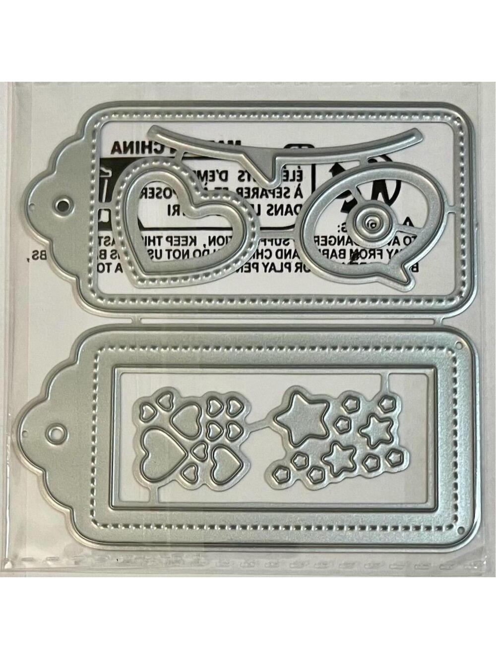 Unbranded Tag & Label Metal Cutting Die Set Card Making Scrapbooking